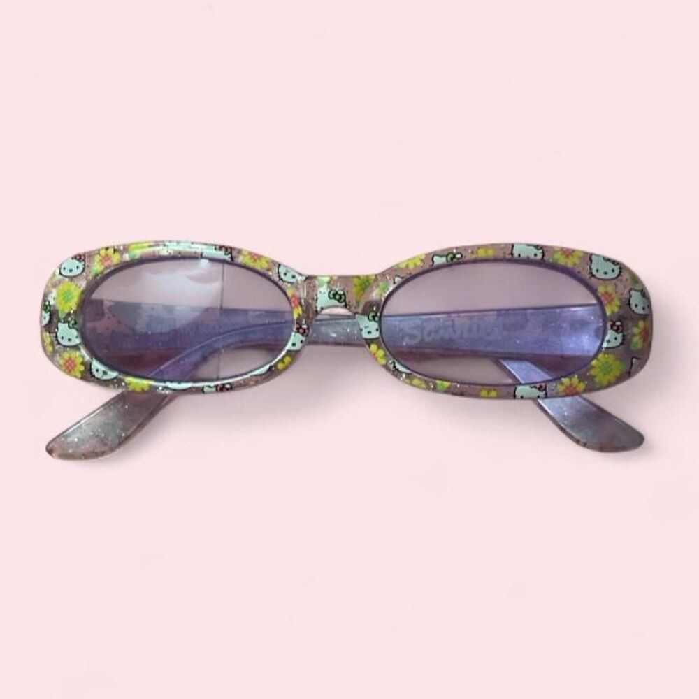 Vintage Sanrio Hello Kitty Glitter Sunglasses
